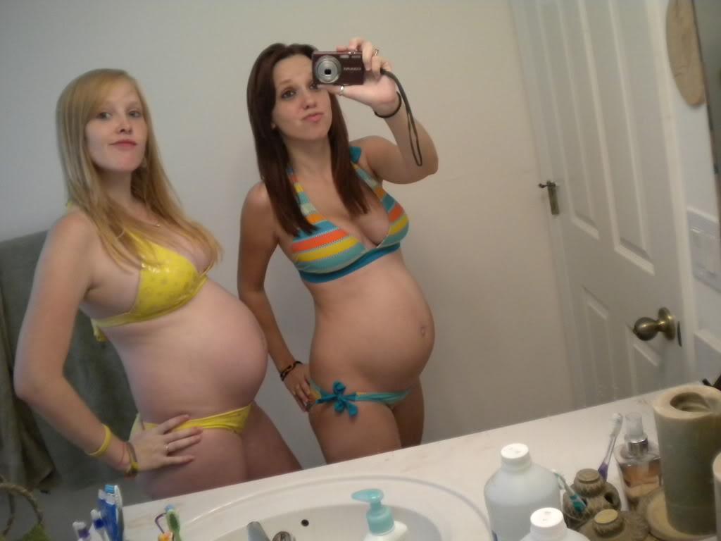 Pregnant black teen girls