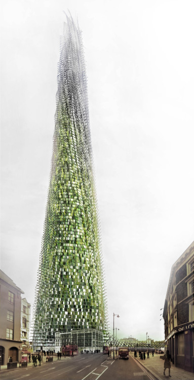 london organic skyscraper concept