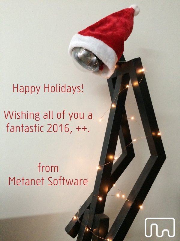 Happy Holidays from Metanet Software!