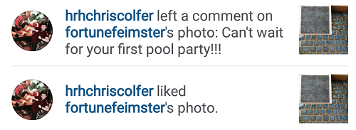 Chris Colfer Instagram - Page 14 Tumblr_nq7l571DNB1u88r6co1_500