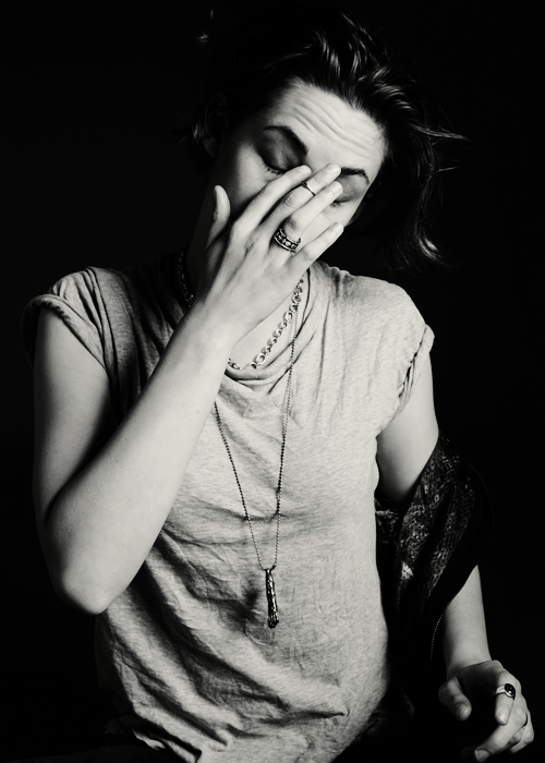 wearyvoices:Kristen Stewart photographed by Hedi Slimane for Wonderland Magazine | 2015