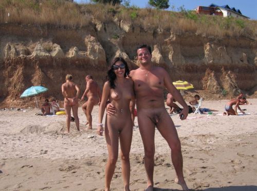 Older married couples posing nude
