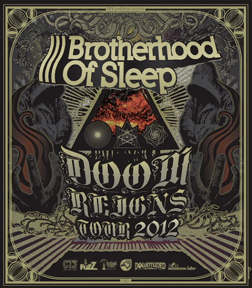 Αύγουστος 2012. Ένας χρόνος μετά τη κυκλοφορία του &ldquo;Dark As Light&rdquo; και δύο χρόνια μετά τη κυκλοφορία του ομώνυμου δίσκου τους, η ορχηστρική, ψυχεδελική, doom/stoner-rock μπάντα των Brotherhood Of Sleep επιστρέφει στις σκηνές της κεντρικής Ευρώπης για μία ακόμη headline περιοδεία το πρόγραμμα της οποίας μπορείτε να δείτε παρακάτω. 19.08.12 - BG, Sofia @ Art Space 21.08.12 - SLO, Ljubljana @ Klub Gromka 23.08.12 - NL, Leiden @ Sub071 24.08.12 - BE, Leuven @ &rsquo;t Vervolg 25.08.12 - BE, Tongeren @ Sodom 28.08.12 - DE, Chemnitz, Crasspub 30.08.12 - HU, Budapest @ Szabad az Á 31.08.12 - SRB, Belgrade, Zemun @ Klub Fest 02.09.12 - GR, Thessaloniki @ Eightball Club 15.09.12 - GR, Attiki @ Praise The Fuzz Links facebook tour event link www.brotherhoodofsleep.net www.facebook.com/brotherhoodofsleep brotherhoodofsleep.bandcamp.com www.youtube.com/brotherhoodofsleepgr